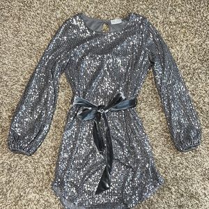 Silver Sparkly Dress
